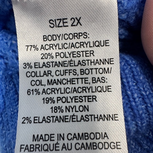 PENN Pennington’s Half-Zip Knit Sweater Blue - Picture 7 of 10